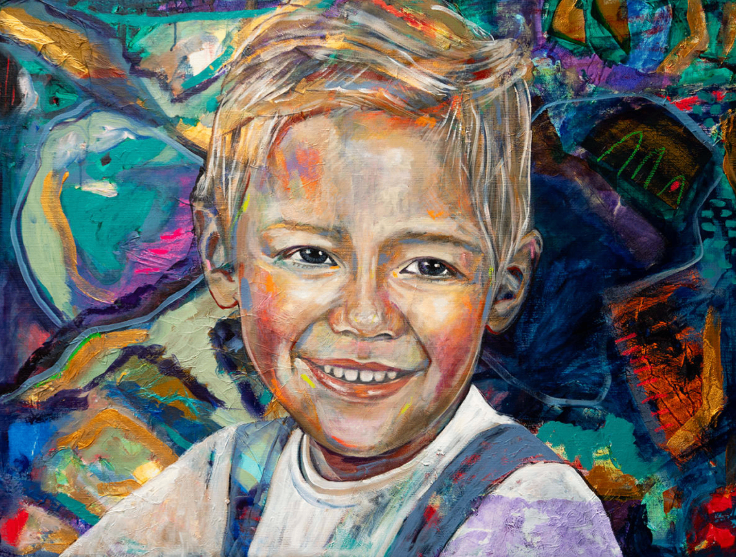 FRAME commission — child portrait by Nicky Myny