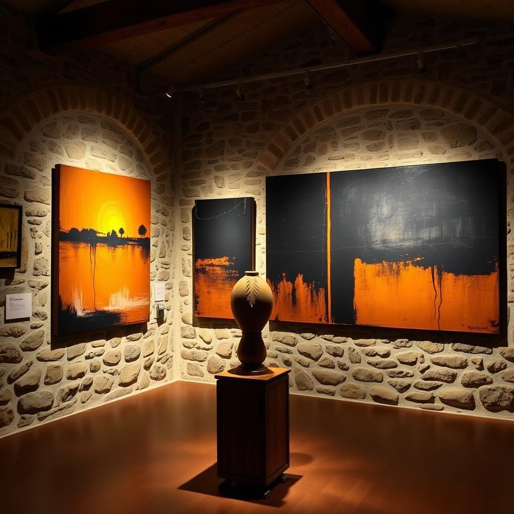 Installation view at Spice Route Destination